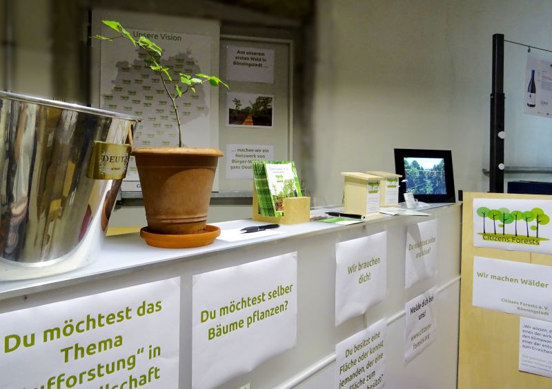 Einheitsbuddeln Stand bei Rindchen