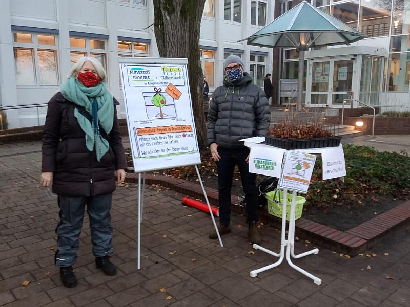 Klimabuendnis_Halstenbek Aufforsten mit Wildobstbäumen