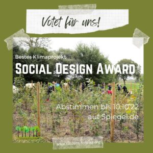 Votet für uns: Social Design Award 2022