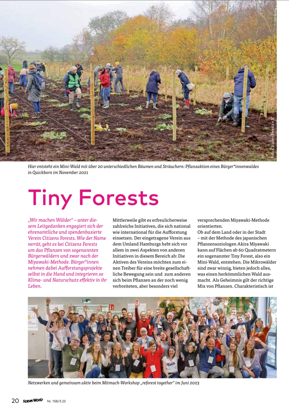 Robin Wood Magazin Nr 158